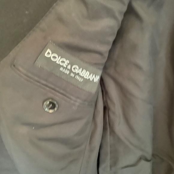 Dolce & Gabbana formal black wool coat size 46 - Picture 9 of 10